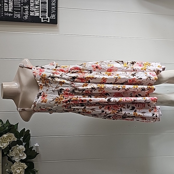 Torrid Women's Spaghetti Strap Dress Floral Size 1 - Picture 3 of 9